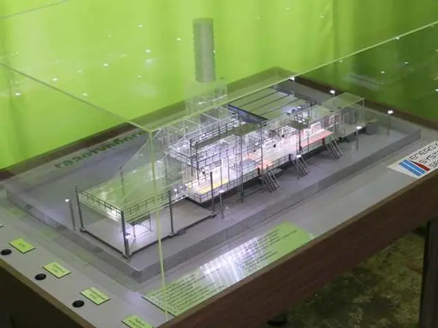 Инженерный макет газового турбогенератора, 1:150